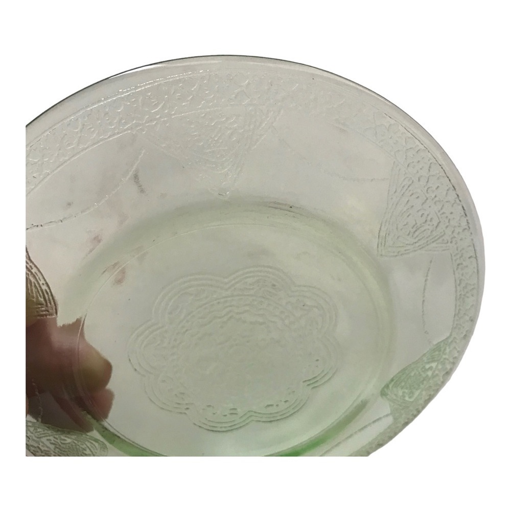 1930’s Federal Glass Georgian Luncheon Plate - Picture 4 of 4